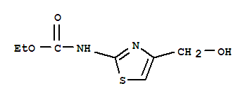 Carbamic acid, [4-(hydroxymethyl)-2-thiazolyl]-, ethyl ester (9ci) Structure,737823-24-4Structure