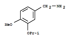 Benzenemethanamine, 4-methoxy-3-(1-methylethoxy)-(9ci)Structure,738563-98-9Structure Benzenemethanamine, 4-methoxy-3-(1-methylethoxy)-(9ci) Structure,738563-98-9Structure
