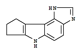 1H-cyclopenta[4,5]pyrrolo[3,2-e]benzimidazole,6,7,8,9-tetrahydro-(9ci) Structure,73857-37-1Structure