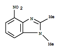 1H-benzimidazole,1,2-dimethyl-4-nitro-(9ci)Structure,73902-41-7Structure 1H-benzimidazole,1,2-dimethyl-4-nitro-(9ci) Structure,73902-41-7Structure