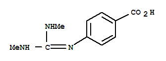 Benzoic acid, 4-[[bis(methylamino)methylene]amino]-(9ci) Structure,739308-32-8Structure