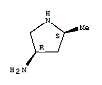 3-Pyrrolidinamine,5-methyl-,(3r-cis)-(9ci)Structure,739340-25-1Structure 3-Pyrrolidinamine,5-methyl-,(3r-cis)-(9ci) Structure,739340-25-1Structure