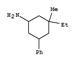 Cyclohexanamine, 3-ethyl-3-methyl-5-phenyl-(9ci) Structure,740071-05-0Structure