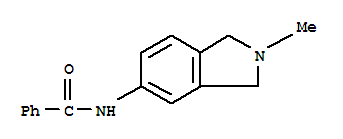 Benzamide, n-(2,3-dihydro-2-methyl-1h-isoindol-5-yl)-(9ci)Structure,740733-82-8Structure Benzamide, n-(2,3-dihydro-2-methyl-1h-isoindol-5-yl)-(9ci) Structure,740733-82-8Structure