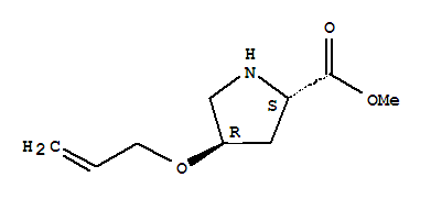 L-proline, 4-(2-propenyloxy)-, methyl ester, (4r)-(9ci)Structure,740758-94-5Structure L-proline, 4-(2-propenyloxy)-, methyl ester, (4r)-(9ci) Structure,740758-94-5Structure