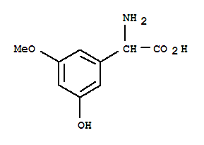 Benzeneacetic acid, alpha-amino-3-hydroxy-5-methoxy-(9ci)Structure,740798-15-6Structure Benzeneacetic acid, alpha-amino-3-hydroxy-5-methoxy-(9ci) Structure,740798-15-6Structure