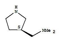 3-Pyrrolidinemethanamine,n,n-dimethyl-,(3s)-(9ci)Structure,741288-65-3Structure 3-Pyrrolidinemethanamine,n,n-dimethyl-,(3s)-(9ci) Structure,741288-65-3Structure