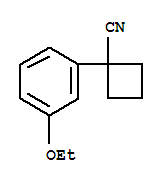 Cyclobutanecarbonitrile, 1-(3-ethoxyphenyl)-(9ci) Structure,74205-16-6Structure