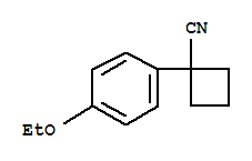 Cyclobutanecarbonitrile, 1-(4-ethoxyphenyl)-(9ci) Structure,74205-20-2Structure