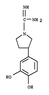 1-Pyrrolidinecarboximidamide, 3-(3,4-dihydroxyphenyl)-(9ci)Structure,742639-39-0Structure 1-Pyrrolidinecarboximidamide, 3-(3,4-dihydroxyphenyl)-(9ci) Structure,742639-39-0Structure