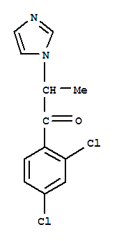 1-Propanone, 1-(2,4-dichlorophenyl)-2-(1h-imidazol-1-yl)-Structure,74287-28-8Structure 1-Propanone, 1-(2,4-dichlorophenyl)-2-(1h-imidazol-1-yl)- Structure,74287-28-8Structure
