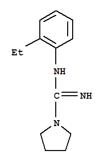 1-Pyrrolidinecarboximidamide,n-(2-ethylphenyl)-(9ci)Structure,743378-72-5Structure 1-Pyrrolidinecarboximidamide,n-(2-ethylphenyl)-(9ci) Structure,743378-72-5Structure
