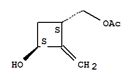 Cyclobutanemethanol, 3-hydroxy-2-methylene-, alpha-acetate, (1s,3s)-(9ci) Structure,743477-88-5Structure