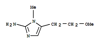 1H-imidazol-2-amine,5-(2-methoxyethyl)-1-methyl-(9ci)Structure,744146-80-3Structure 1H-imidazol-2-amine,5-(2-methoxyethyl)-1-methyl-(9ci) Structure,744146-80-3Structure