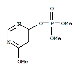 (9ci)-6-甲氧基-4-嘧啶磷酸二甲酯結(jié)構(gòu)式_74460-04-1結(jié)構(gòu)式