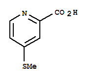 2-Pyridinecarboxylic acid, 4-(methylthio)-Structure,74470-30-7Structure 2-Pyridinecarboxylic acid, 4-(methylthio)- Structure,74470-30-7Structure