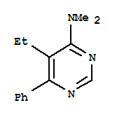 (9ci)-5-乙基-N,N-二甲基-6-苯基-4-嘧啶胺結(jié)構(gòu)式_744963-42-6結(jié)構(gòu)式