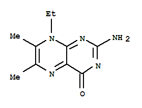 4(8H)-pteridinone,2-amino-8-ethyl-6,7-dimethyl-(9ci)Structure,746556-62-7Structure 4(8H)-pteridinone,2-amino-8-ethyl-6,7-dimethyl-(9ci) Structure,746556-62-7Structure