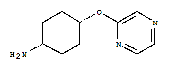 Cyclohexanamine, 4-(pyrazinyloxy)-, cis-(9ci) Structure,746598-84-5Structure