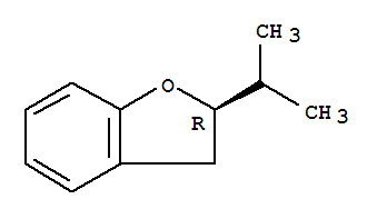 Benzofuran,2,3-dihydro-2-(1-methylethyl)-,(r)-(9ci)Structure,74695-08-2Structure Benzofuran,2,3-dihydro-2-(1-methylethyl)-,(r)-(9ci) Structure,74695-08-2Structure