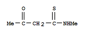 (9ci)-n-甲基-3-氧代-丁烷硫代酰胺結(jié)構(gòu)式_74697-92-0結(jié)構(gòu)式