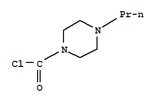 (9ci)-4-丙基-1-哌嗪羰酰氯結(jié)構(gòu)式_747355-56-2結(jié)構(gòu)式
