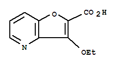 (9ci)-3-乙氧基-呋喃并[3,2-b]吡啶-2-羧酸結構式_747373-18-8結構式