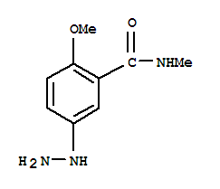 Benzamide, 5-hydrazino-2-methoxy-n-methyl-(9ci)Structure,747390-61-0Structure Benzamide, 5-hydrazino-2-methoxy-n-methyl-(9ci) Structure,747390-61-0Structure
