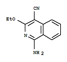 4-Isoquinolinecarbonitrile,1-amino-3-ethoxy-(9ci)Structure,74745-54-3Structure 4-Isoquinolinecarbonitrile,1-amino-3-ethoxy-(9ci) Structure,74745-54-3Structure