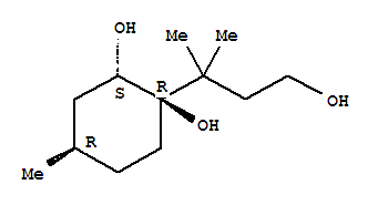 1,2-Cyclohexanediol, 1-(3-hydroxy-1,1-dimethylpropyl)-4-methyl-, (1r,2s,4r)-(9ci)Structure,748142-70-3Structure 1,2-Cyclohexanediol, 1-(3-hydroxy-1,1-dimethylpropyl)-4-methyl-, (1r,2s,4r)-(9ci) Structure,748142-70-3Structure