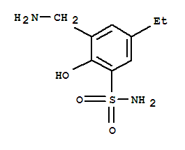 Benzenesulfonamide, 3-(aminomethyl)-5-ethyl-2-hydroxy-(9ci)Structure,748725-31-7Structure Benzenesulfonamide, 3-(aminomethyl)-5-ethyl-2-hydroxy-(9ci) Structure,748725-31-7Structure