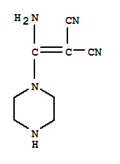 (9ci)-(氨基-1-哌嗪亞甲基)-丙二腈結(jié)構(gòu)式_74905-09-2結(jié)構(gòu)式