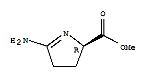 (r)-(9ci)-5-氨基-3,4-二氫-2H-吡咯-2-羧酸甲酯結構式_749169-51-5結構式