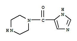Piperazine, 1-(1h-imidazol-4-ylcarbonyl)-(9ci)Structure,749197-63-5Structure Piperazine, 1-(1h-imidazol-4-ylcarbonyl)-(9ci) Structure,749197-63-5Structure