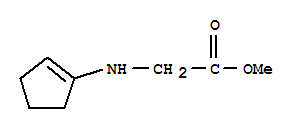 (9ci)-n-1-環(huán)戊烯-1-基-甘氨酸甲酯結(jié)構(gòu)式_749815-38-1結(jié)構(gòu)式