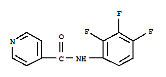 (9ci)-n-(2,3,4-三氟苯基)-4-吡啶羧酰胺結構式_749888-60-6結構式