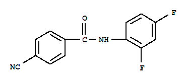 Benzamide, 4-cyano-n-(2,4-difluorophenyl)-(9ci)Structure,749910-71-2Structure Benzamide, 4-cyano-n-(2,4-difluorophenyl)-(9ci) Structure,749910-71-2Structure