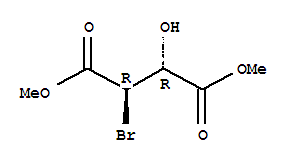 Butanedioic acid, 2-bromo-3-hydroxy-, dimethyl ester, (2r,3r)-(9ci)Structure,749917-66-6Structure Butanedioic acid, 2-bromo-3-hydroxy-, dimethyl ester, (2r,3r)-(9ci) Structure,749917-66-6Structure