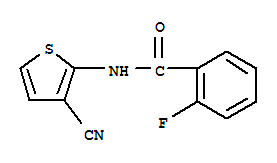 Benzamide, n-(3-cyano-2-thienyl)-2-fluoro-(9ci)Structure,749918-12-5Structure Benzamide, n-(3-cyano-2-thienyl)-2-fluoro-(9ci) Structure,749918-12-5Structure