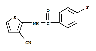 Benzamide, n-(3-cyano-2-thienyl)-4-fluoro-(9ci)Structure,749919-77-5Structure Benzamide, n-(3-cyano-2-thienyl)-4-fluoro-(9ci) Structure,749919-77-5Structure
