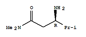 (3r)-(9ci)-3-氨基-n,n,4-三甲基戊酰胺結(jié)構(gòu)式_750548-51-7結(jié)構(gòu)式