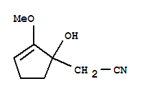 2-Cyclopentene-1-acetonitrile, 1-hydroxy-2-methoxy-(9ci)Structure,750557-62-1Structure 2-Cyclopentene-1-acetonitrile, 1-hydroxy-2-methoxy-(9ci) Structure,750557-62-1Structure