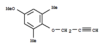 Benzene, 5-methoxy-1,3-dimethyl-2-(2-propynyloxy)-(9ci)Structure,750624-37-4Structure Benzene, 5-methoxy-1,3-dimethyl-2-(2-propynyloxy)-(9ci) Structure,750624-37-4Structure