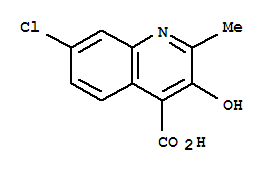 Cinchoninic acid, 7-chloro-3-hydroxy-2-methyl-(5ci) Structure,750643-72-2Structure