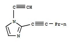 1H-imidazole,1-ethynyl-2-(1-pentynyl)-(9ci) Structure,750647-95-1Structure
