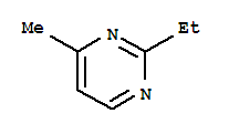 (6CI,9CI)-2-乙基-4-甲基-嘧啶結構式_75074-97-4結構式