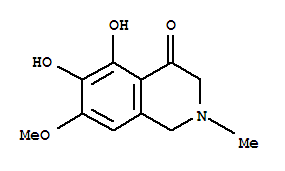 4(1H)-isoquinolinone, 2,3-dihydro-5,6-dihydroxy-7-methoxy-2-methyl-(9ci)Structure,751424-21-2Structure 4(1H)-isoquinolinone, 2,3-dihydro-5,6-dihydroxy-7-methoxy-2-methyl-(9ci) Structure,751424-21-2Structure