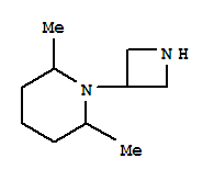(9ci)-1-(3-氮雜啶)-2,6-二甲基-哌啶結(jié)構(gòu)式_752180-92-0結(jié)構(gòu)式