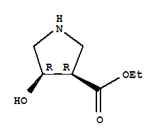 3-Pyrrolidinecarboxylic acid, 4-hydroxy-, ethyl ester, cis-(9ci)Structure,752936-83-7Structure 3-Pyrrolidinecarboxylic acid, 4-hydroxy-, ethyl ester, cis-(9ci) Structure,752936-83-7Structure