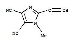(9ci)-2-乙炔-1-甲基-1H-咪唑-4,5-二甲腈結(jié)構(gòu)式_753003-11-1結(jié)構(gòu)式